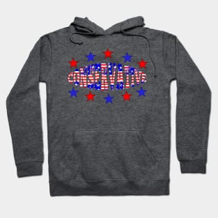 Red White Blue Patriotic Conservative Hoodie